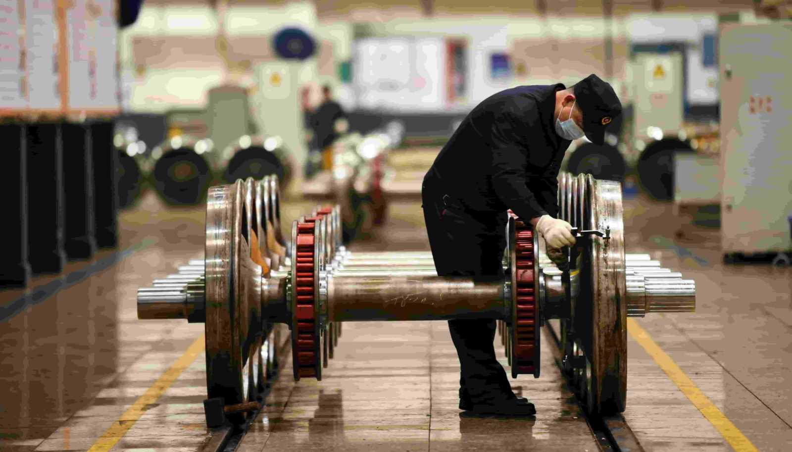 ¿Cómo funcionan las ruedas del tren?