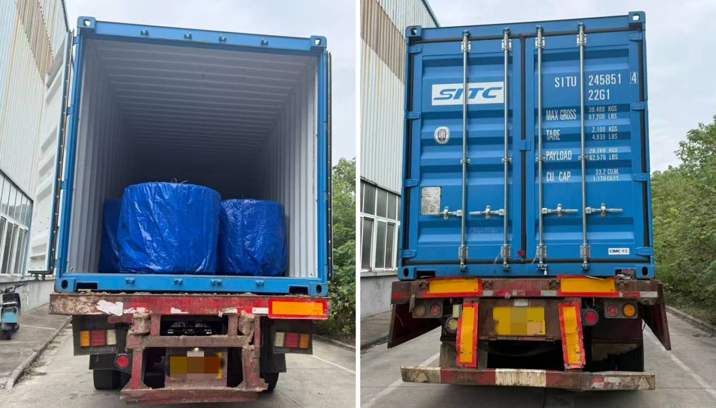 Envío de 660 ruedas de tren a Bangladesh el 21 de septiembre de 2025