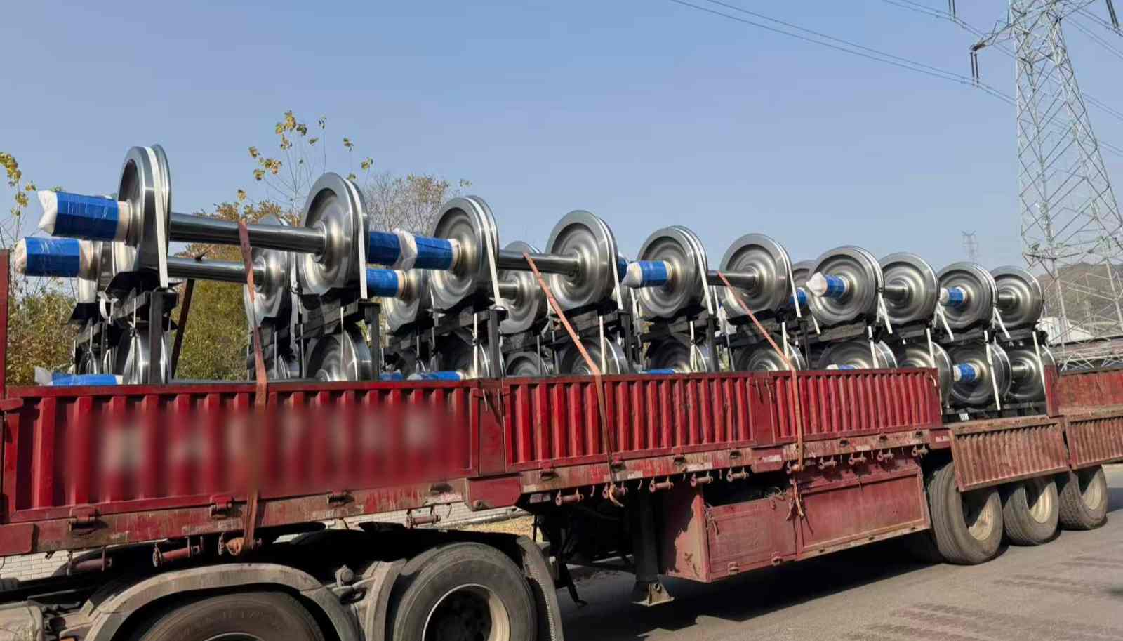 MTJ envía con éxito 100 juegos de ruedas STJ866A a Mozambique